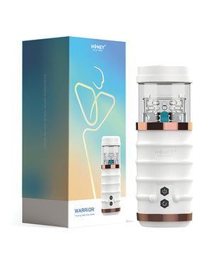 Honey Play Box Warrior Auto Thrusting Male Masturbator - White - Image 5