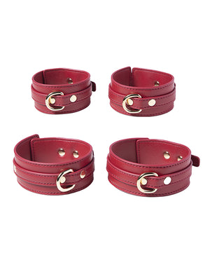 Honey Play Box Kinky Play Box Red Passion 8 pc Set Bondage Kit - Red - Image 4