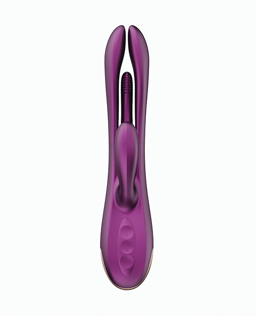 Honey Play Box Terri App Controlled Kinky Finger Tapping Rabbit Vibrator - Purple - Image 2