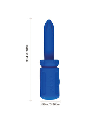 Honey Play Box Sensation Spike the Screwdriver Vibrator - Blue - Image 3