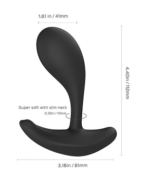 Oly 2 Pressure Sensing App-Enabled Wearable Clit & G Spot Vibrator - Black - Image 4