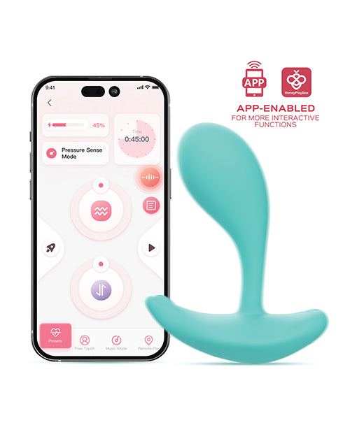 Honey Play Box Oly 2 Pressure Sensing App-Enabled Wearable Clit &amp; G Spot Vibrator - Blue - Image 2