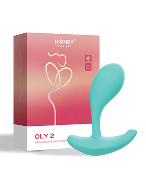 Honey Play Box Oly 2 Pressure Sensing App-Enabled Wearable Clit &amp; G Spot Vibrator - Blue - Image 3