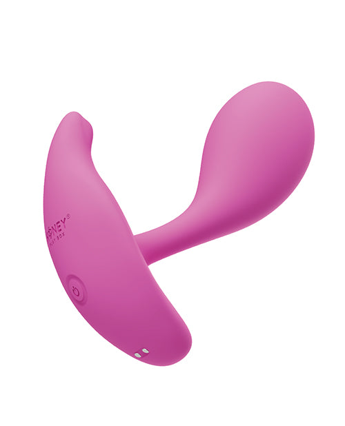 Honey Play Box Oly 2 Pressure Sensing App-Enabled Wearable Clit &amp; G Spot Vibrator - Pink