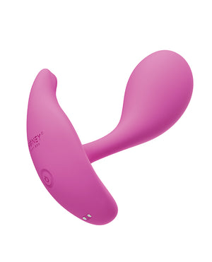Honey Play Box Oly 2 Pressure Sensing App-Enabled Wearable Clit &amp; G Spot Vibrator - Pink