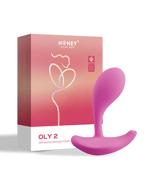 Honey Play Box Oly 2 Pressure Sensing App-Enabled Wearable Clit &amp; G Spot Vibrator - Pink - Image 5