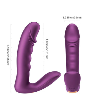 Honey Play Box RORA 2 Pressure Sensing App-Controlled Rotating G-Spot Vibrator &amp; Clitoral Stimulator - Purple - Image 5