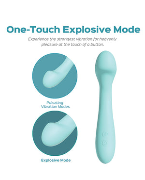 Honey Play Box Delyte G-Spot Vibrator - Mint Green - Image 3