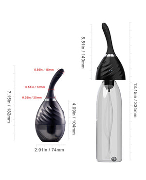 Honey Play Box Bulby Auto Spray Anal Douche System - Black - Image 5