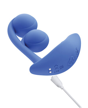 Honey Play Box Melody Twin Balls Clit &amp; G-Spot Vibrator - Blue - Image 5