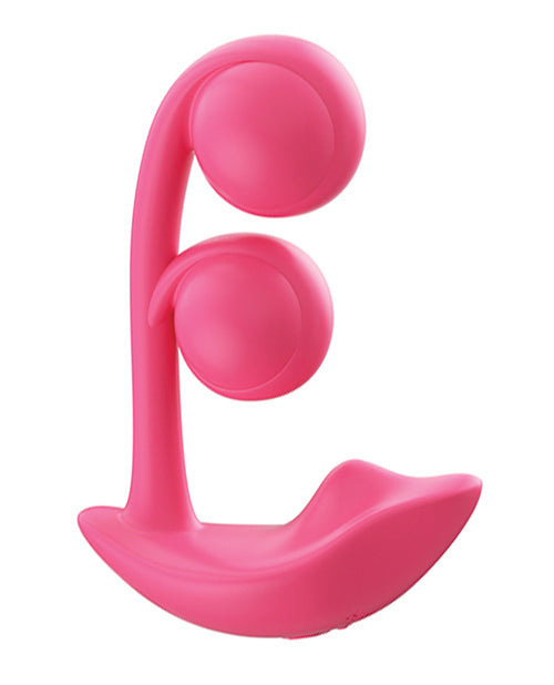 Honey Play Box Melody Twin Balls Clit &amp; G-Spot Vibrator - Pink
