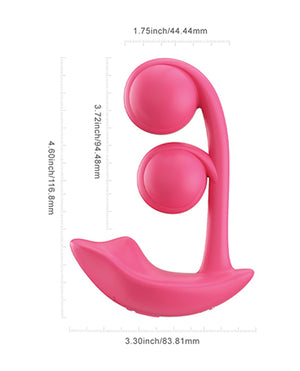 Honey Play Box Melody Twin Balls Clit &amp; G-Spot Vibrator - Pink - Image 5