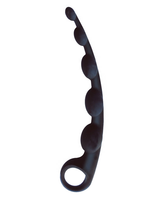 The 9s The 9's S-Curved Silicone Anal Beads - Image 2