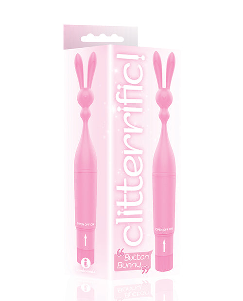 The 9s The 9's Clitterific! Button Bunny Clitoral Stimulator - Pink - Image 2