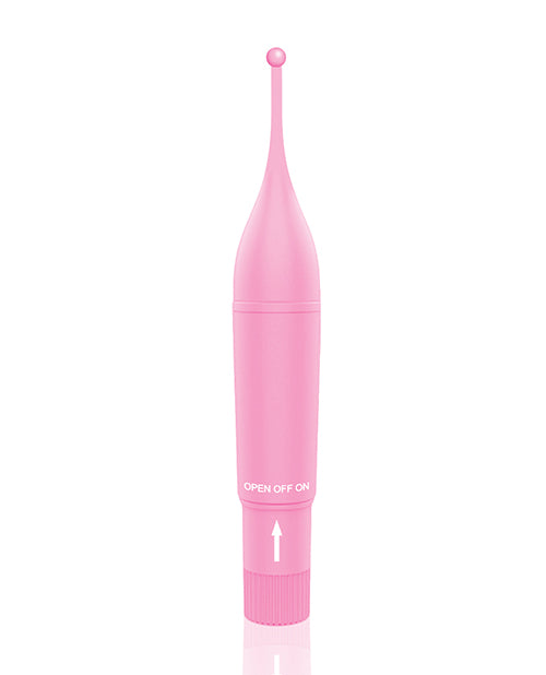 The 9s The 9's Clitterific! Pearl Point Clitoral Stimulator - Pink - Image 2