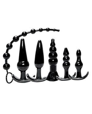 Try-Curious Try-Curious Anal Plug Kit - Black - Image 2