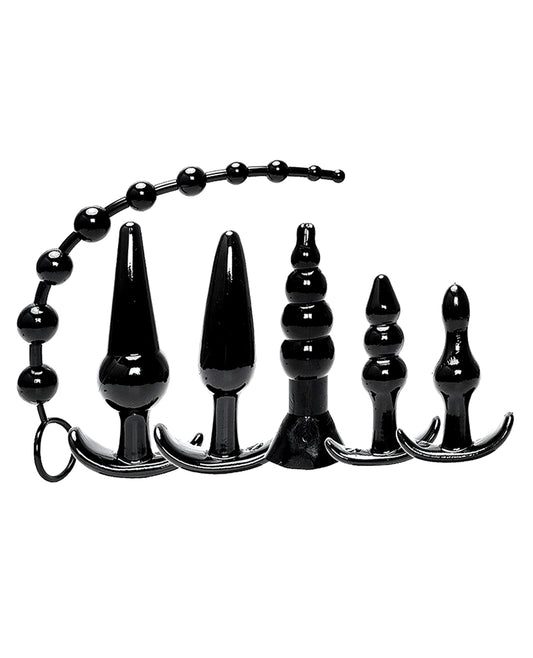 Try-Curious Try-Curious Anal Plug Kit - Black - Image 2