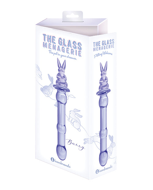 Glass Menagerie Glass Menagerie Rabbit Glass Dildo - Pink - Image 2