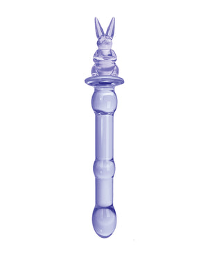 Glass Menagerie Glass Menagerie Rabbit Glass Dildo - Pink - Image 3