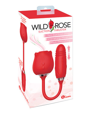 Wild Rose Wild Rose &amp; Thruster Vibrator - Red