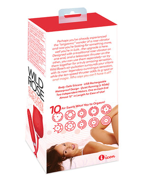 Wild Rose Wild Rose &amp; Thruster Vibrator - Red - Image 2