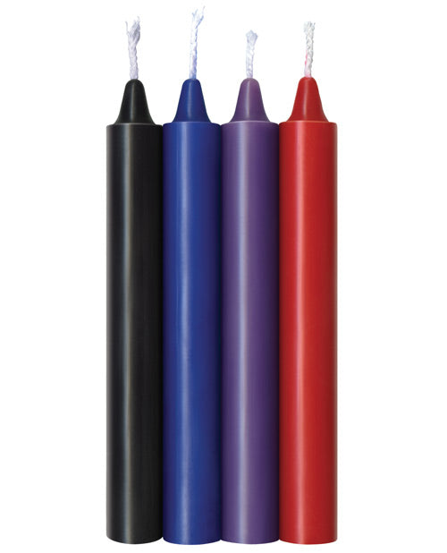 The 9s The 9's Make Me Melt Sensual Warm Drip Candles - Passion Tones Pack of 4