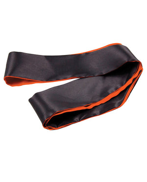The 9s The 9's Orange is the New Black Satin Sash Reversible Blindfold - Image 3