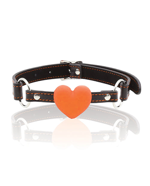 The 9s The 9's Orange is the New Black Silicone Heart Gag
