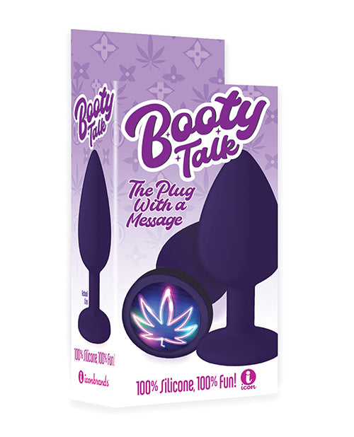 The 9s The 9's Booty Calls Neon Leaf Plug - Purple