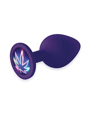 The 9s The 9's Booty Calls Neon Leaf Plug - Purple - Image 2