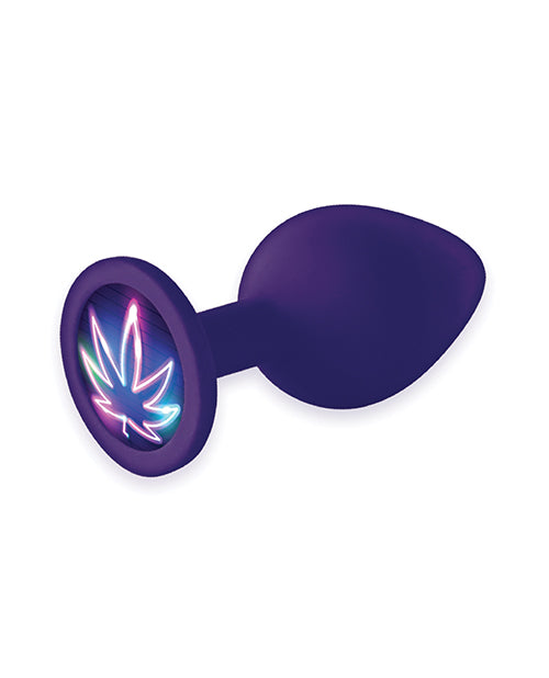 The 9s The 9's Booty Calls Neon Leaf Plug - Purple - Image 2