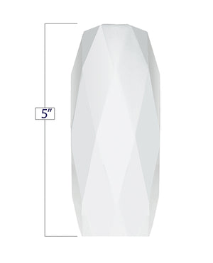 GeoStroker GeoStroker One 5" Ultra-Soft TPR Stroker - White - Image 2