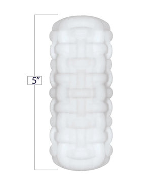 GeoStroker GeoStroker Two 5" Ultra-Soft TPR Stroker - White - Image 2