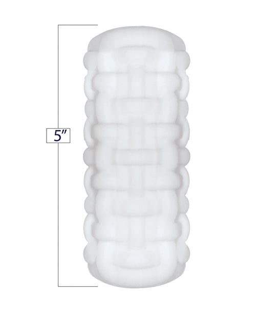 GeoStroker GeoStroker Two 5" Ultra-Soft TPR Stroker - White - Image 2