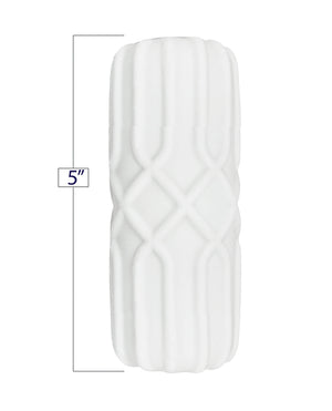 GeoStroker GeoStroker Three 5" Ultra-Soft TPR Stroker - White - Image 2