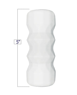 GeoStroker GeoStroker Four 5" Ultra-Soft Stroker - White - Image 2