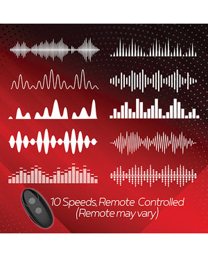 Massive Massive Red Dot Cock Ring V2 - Black - Image 5