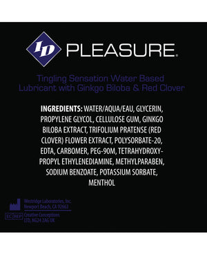 ID Pleasure ID Pleasure Waterbased Tingling Lubricant - 1 oz Pocket Bottle - Image 2