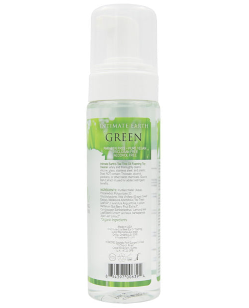 Intimate Earth Intimate Earth Foaming Toy Cleaner - 100 ml Green Tea Tree Oil - Image 2