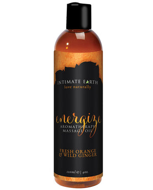 Intimate Earth Intimate Earth Energizing Massage Oil - 120 ml Orange &amp; Ginger