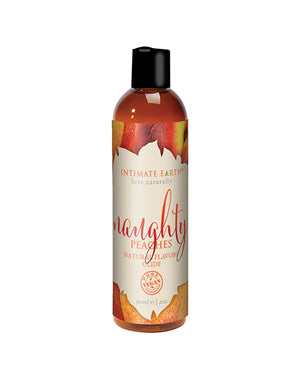 Intimate Earth Intimate Earth Natural Flavors Glide - 60 ml Naughty Peaches - Image 2