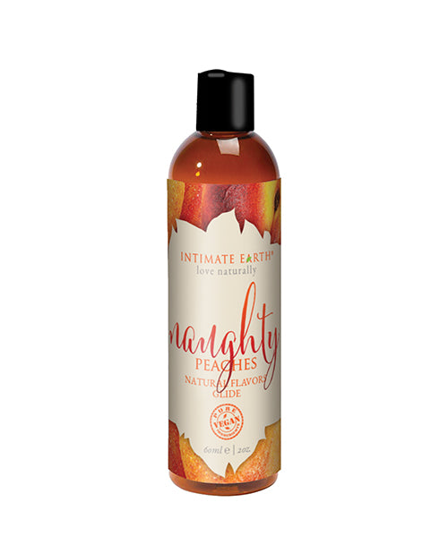 Intimate Earth Intimate Earth Natural Flavors Glide - 60 ml Naughty Peaches - Image 2