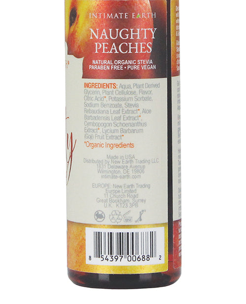 Intimate Earth Intimate Earth Natural Flavors Glide - 60 ml Naughty Peaches