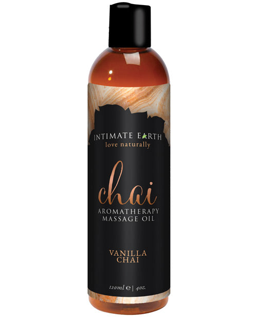 Intimate Earth Intimate Earth Chai Massage Oil - 120 ml Vanilla &amp; Chai