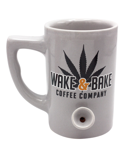 Island Dogs Wake &amp; Bake Coffee Mug - 10 oz Grey