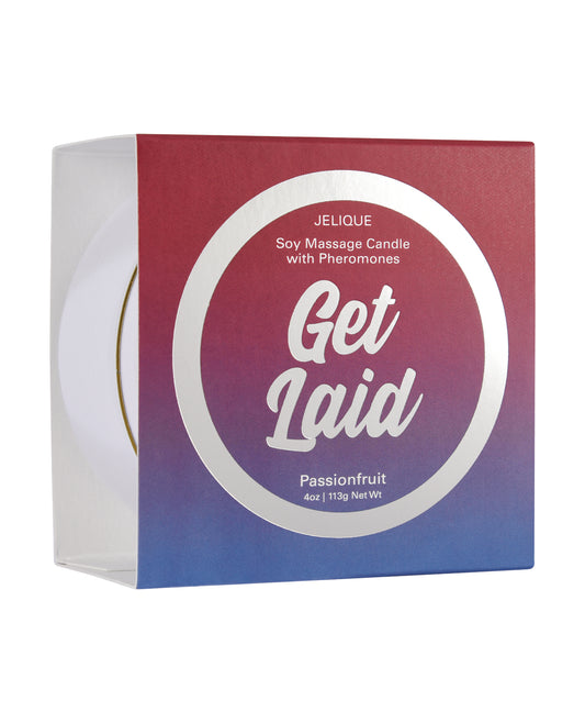 Jelique Jelique Massage Candle - 4 oz Get Laid Passion Fruit - Image 2