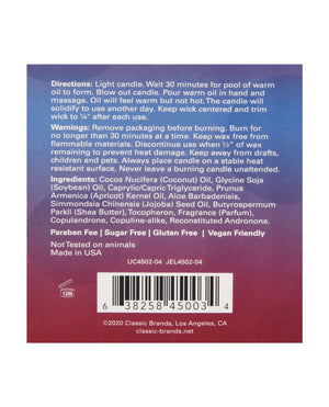 Jelique Jelique Massage Candle - 4 oz Get Laid Passion Fruit - Image 4