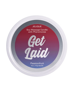 Jelique Jelique Massage Candle - 4 oz Get Laid Passion Fruit