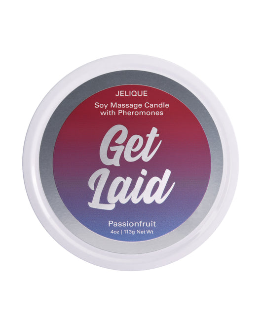 Jelique Jelique Massage Candle - 4 oz Get Laid Passion Fruit