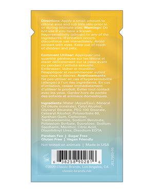 Jelique Joy Buzzer Naked Foil - 4 ml Pack of 24